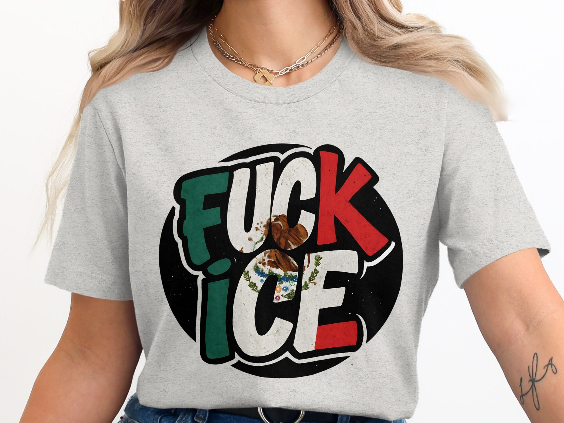 Bold Statement Graphic Design Tee Shirt Product