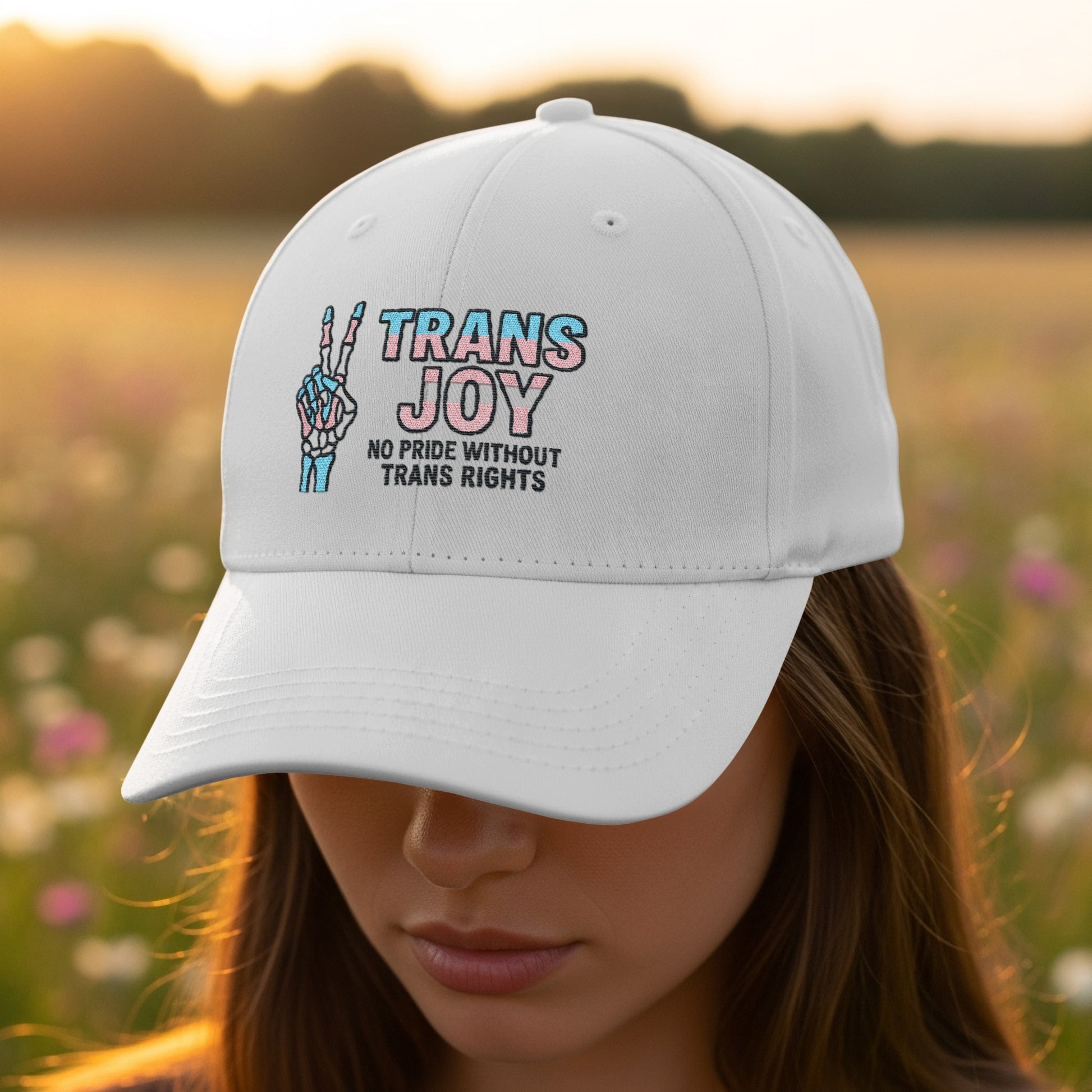 Trans Joy No Pride Without Trans Rights cap product