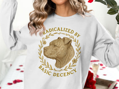 Radicalized By Basic Decency Graphic Shown product type
