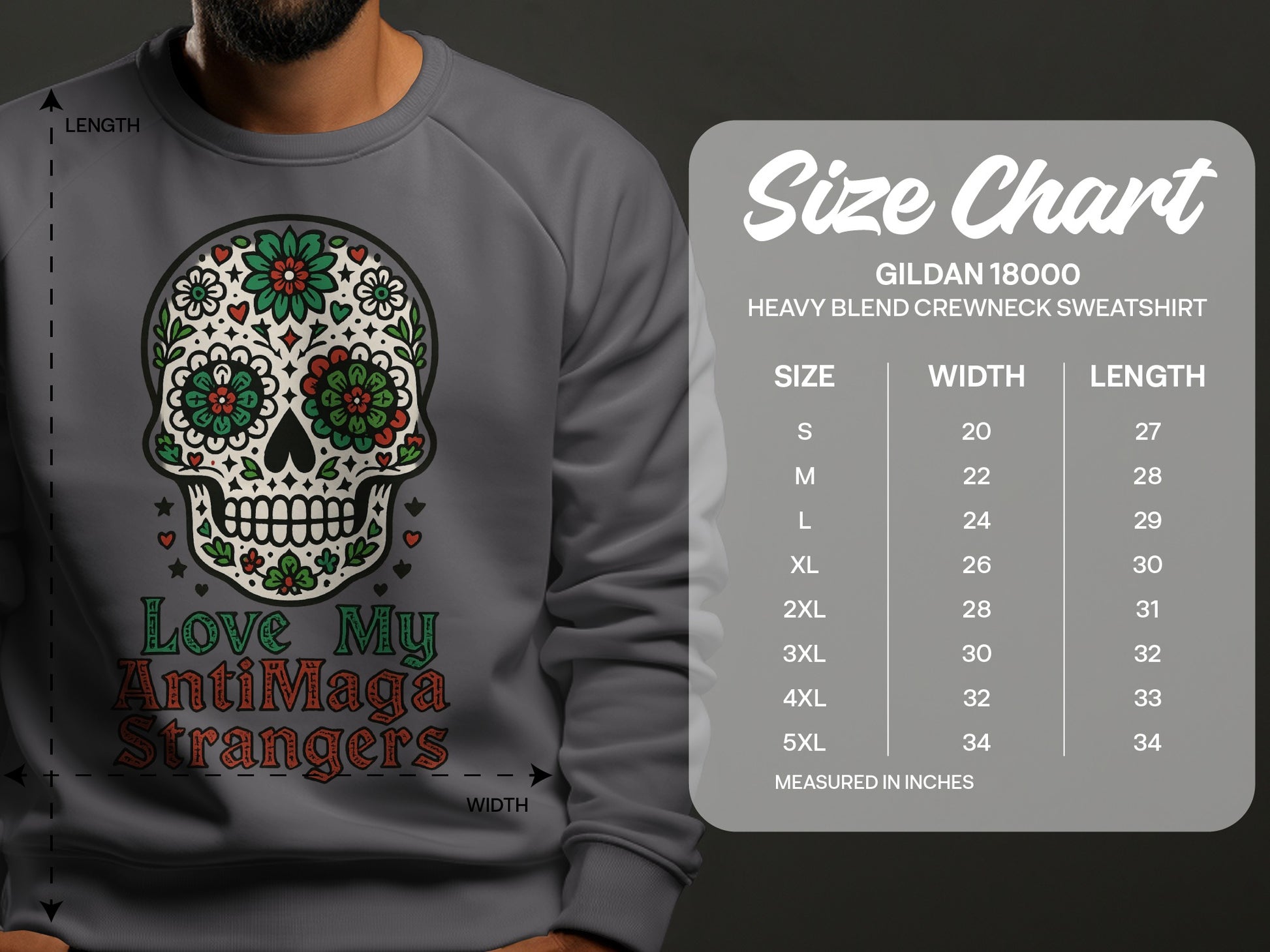 Love My AntiMaga Strangers Sweatshirt