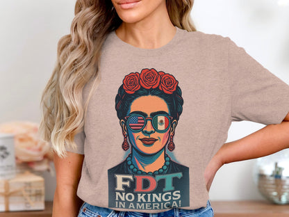 FDT No Kings in America Graphic Tee Shirt product type