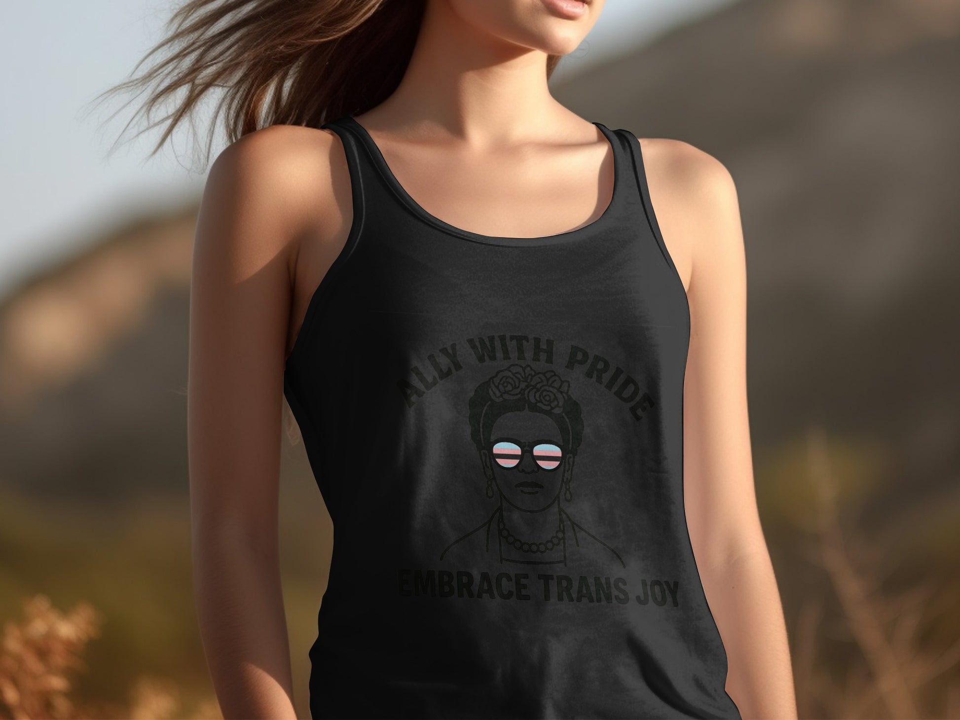 Ally With Pride Embrace Trans Joy Tank Top product type