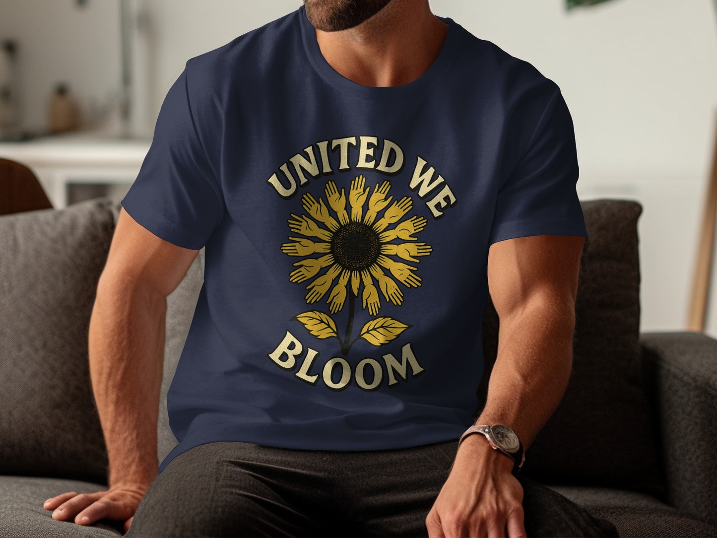 United We Bloom Sunflower Graphic Tee product