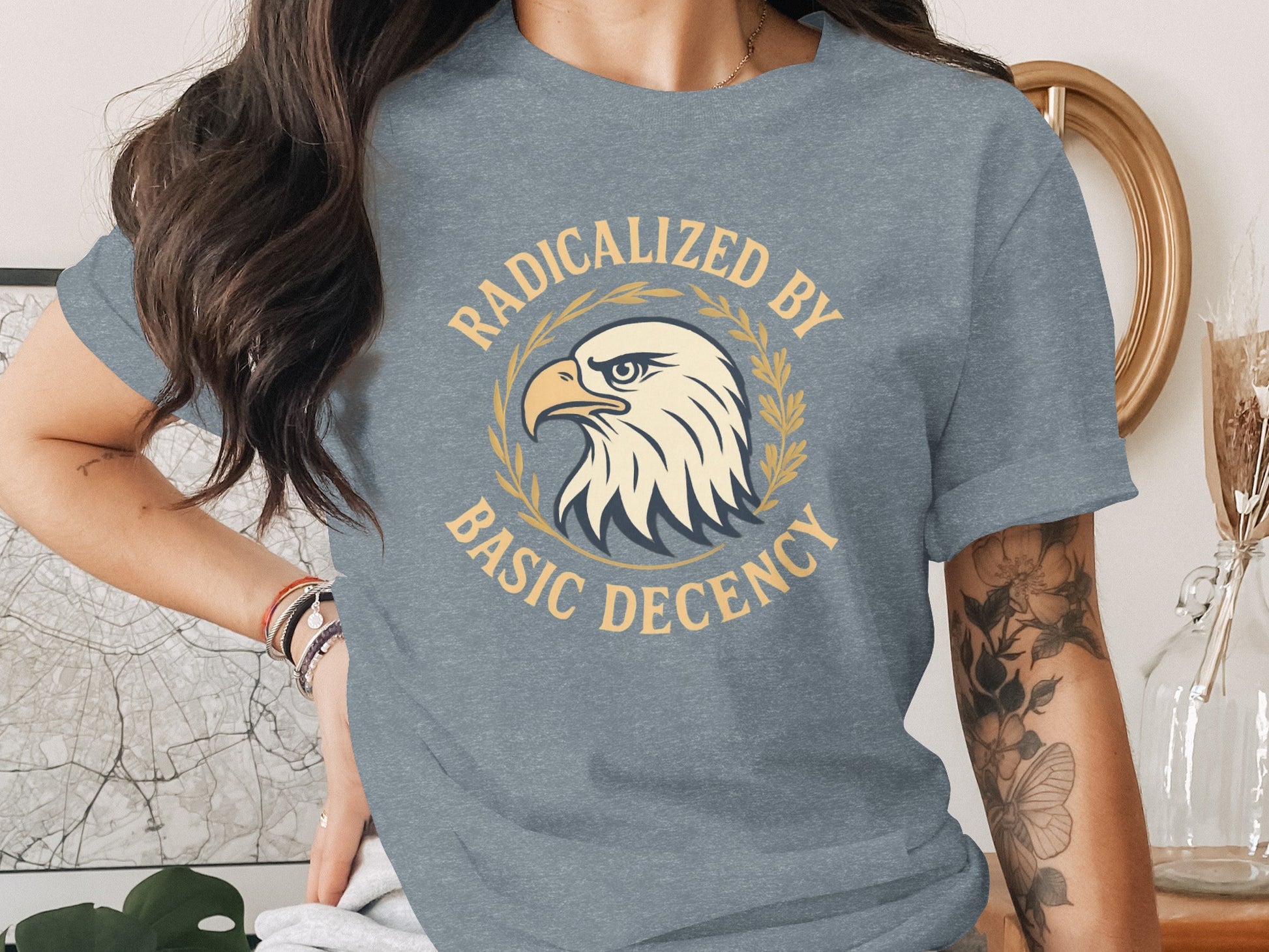 Radicalized By Basic Decency Graphic T-Shirt product
