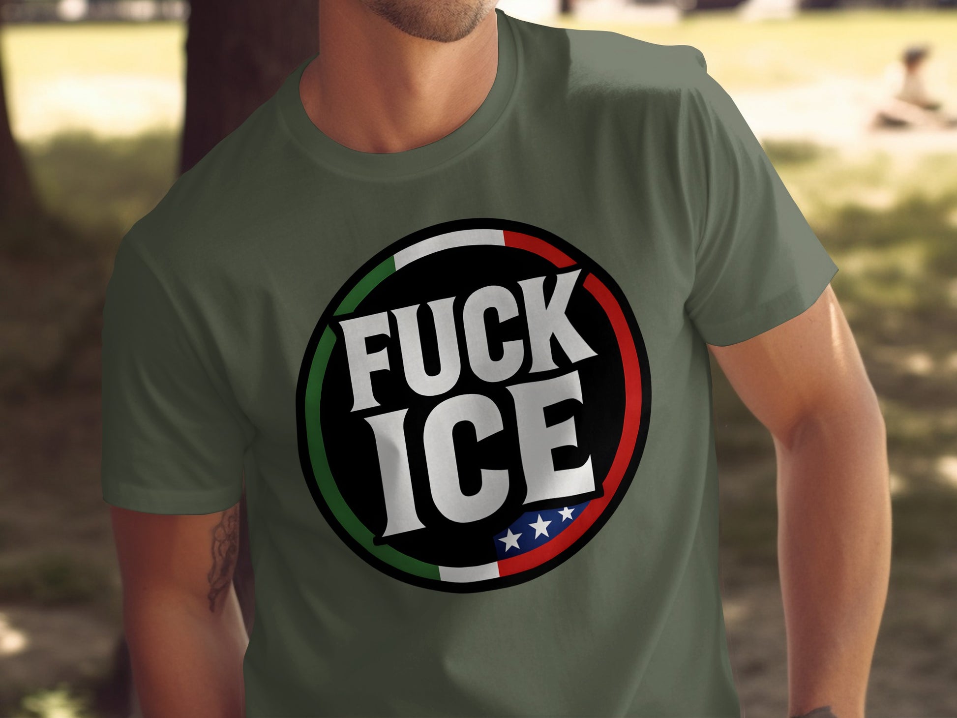 Bold Statement Anti-ICE T-shirt product type