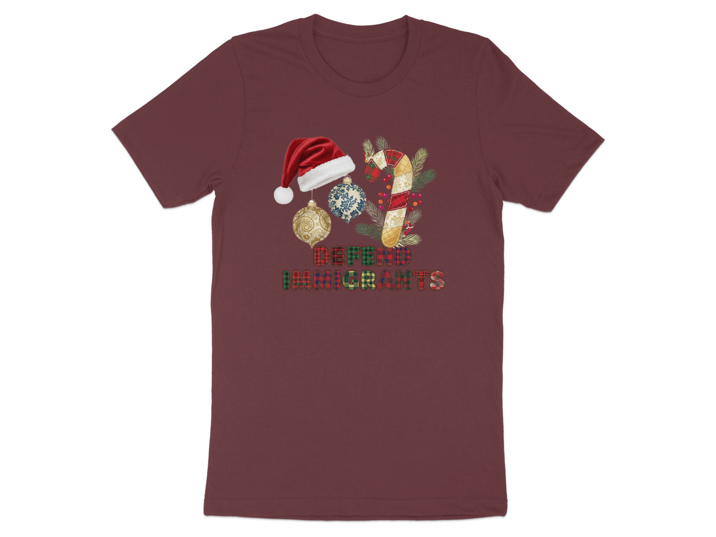 Santa Defend Immigrants Holiday Shirt