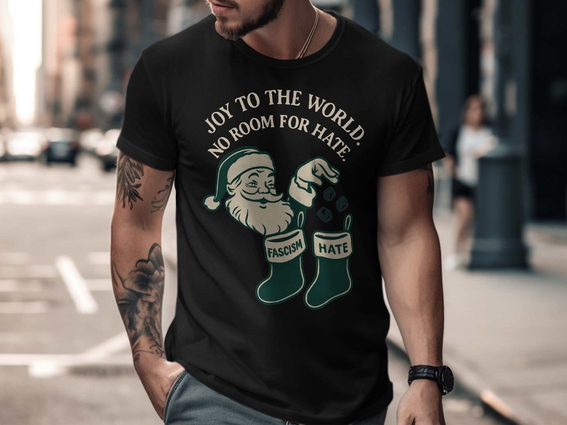 Joy to the World No Room for Hate Graphic Tee
