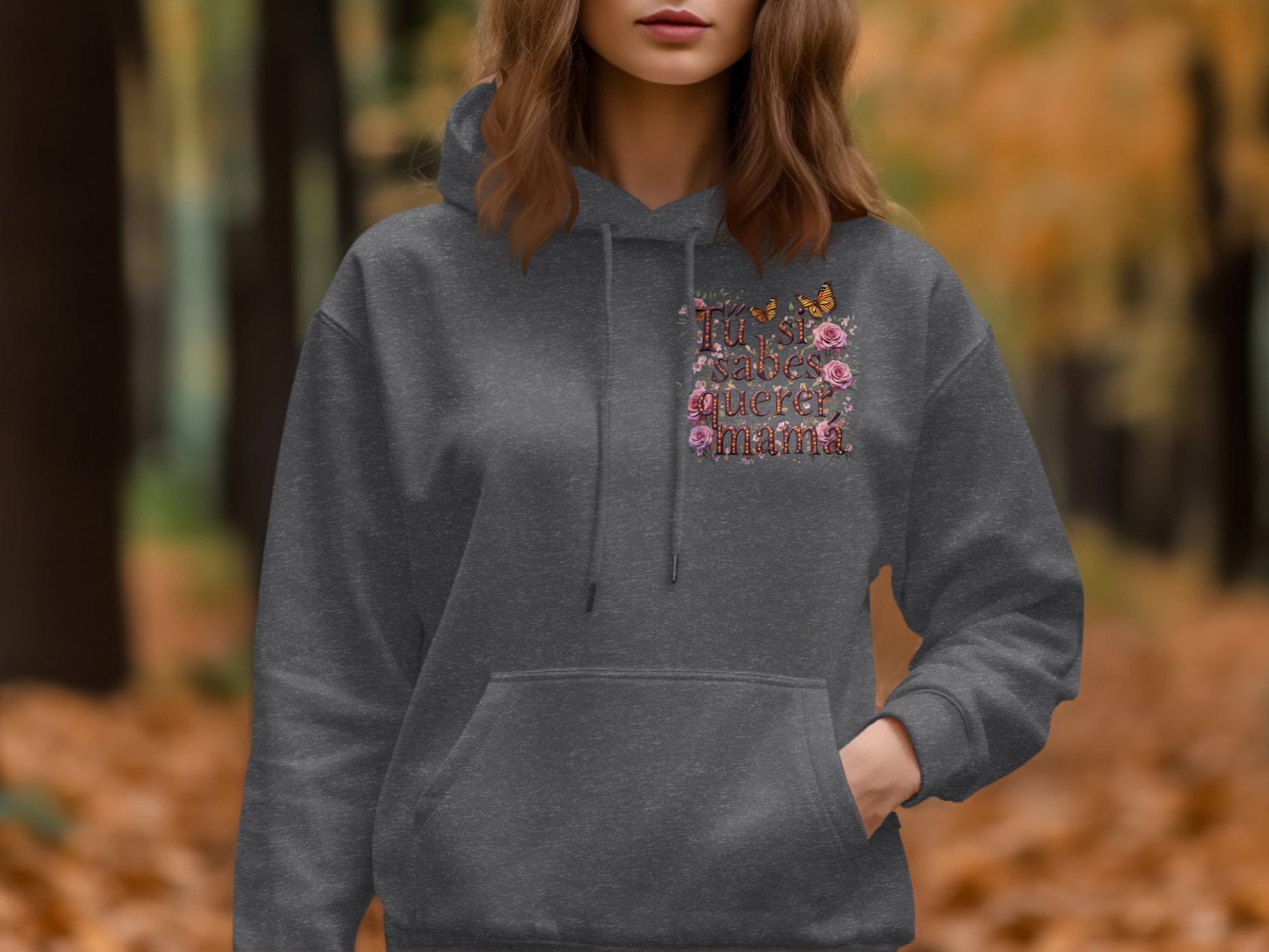 Beautiful Fall Embrace Hoodie Style Autumn Product Type