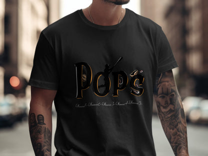 Pops Themed Short Sleeve Graphic T-shirt Product