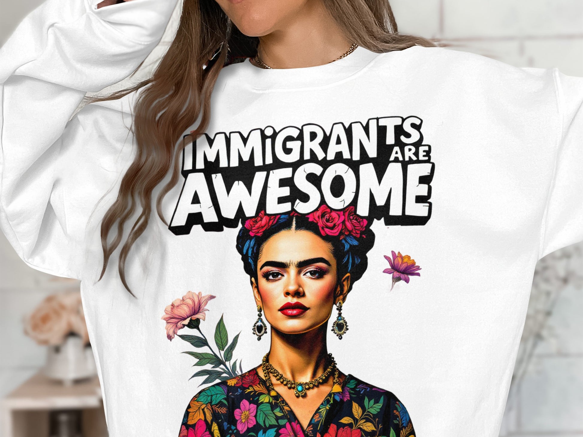 Immigrants Are Awesome Graphic Sweatshirt product