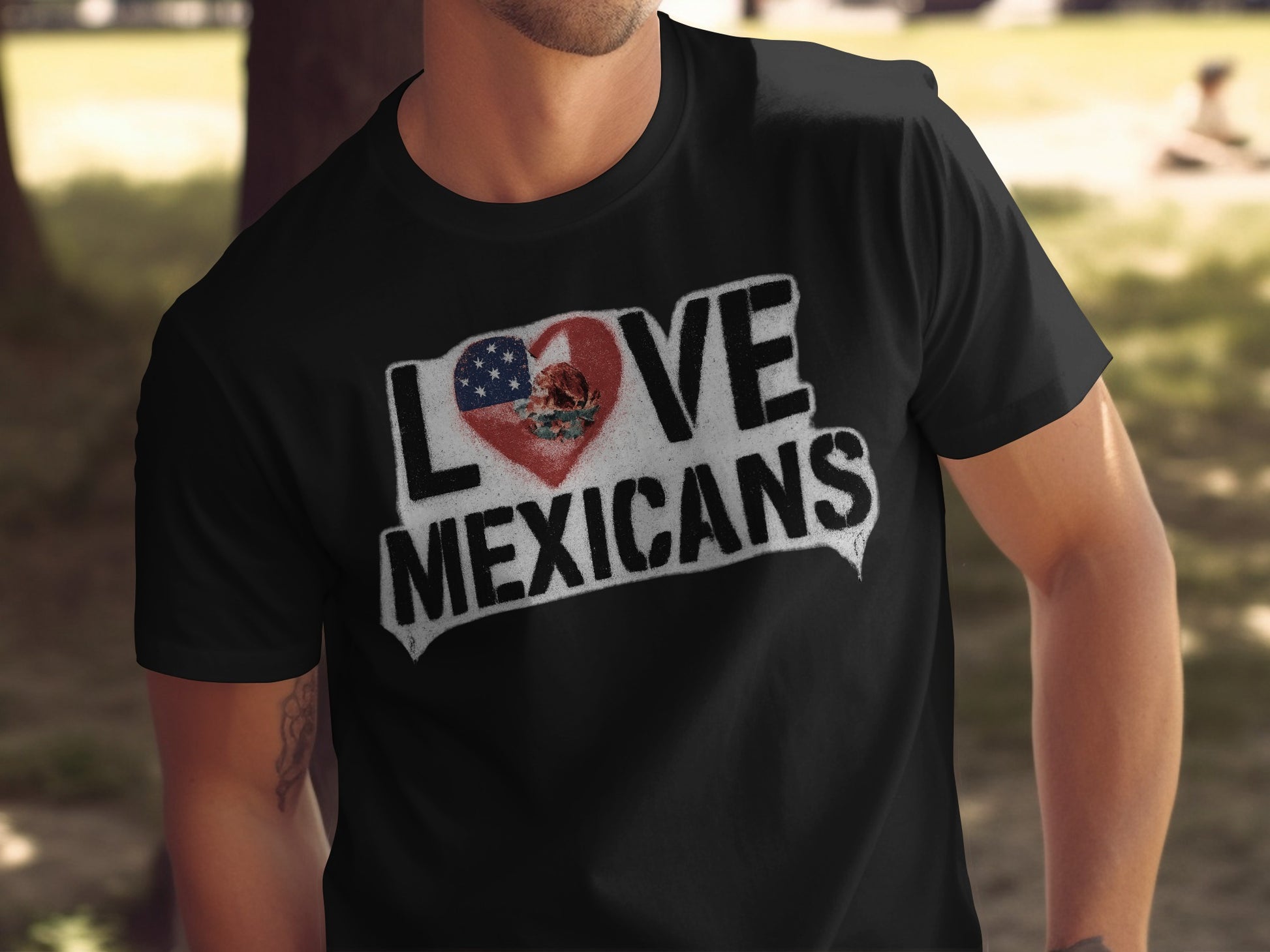 Love Mexicans Statement Tee Shirt product