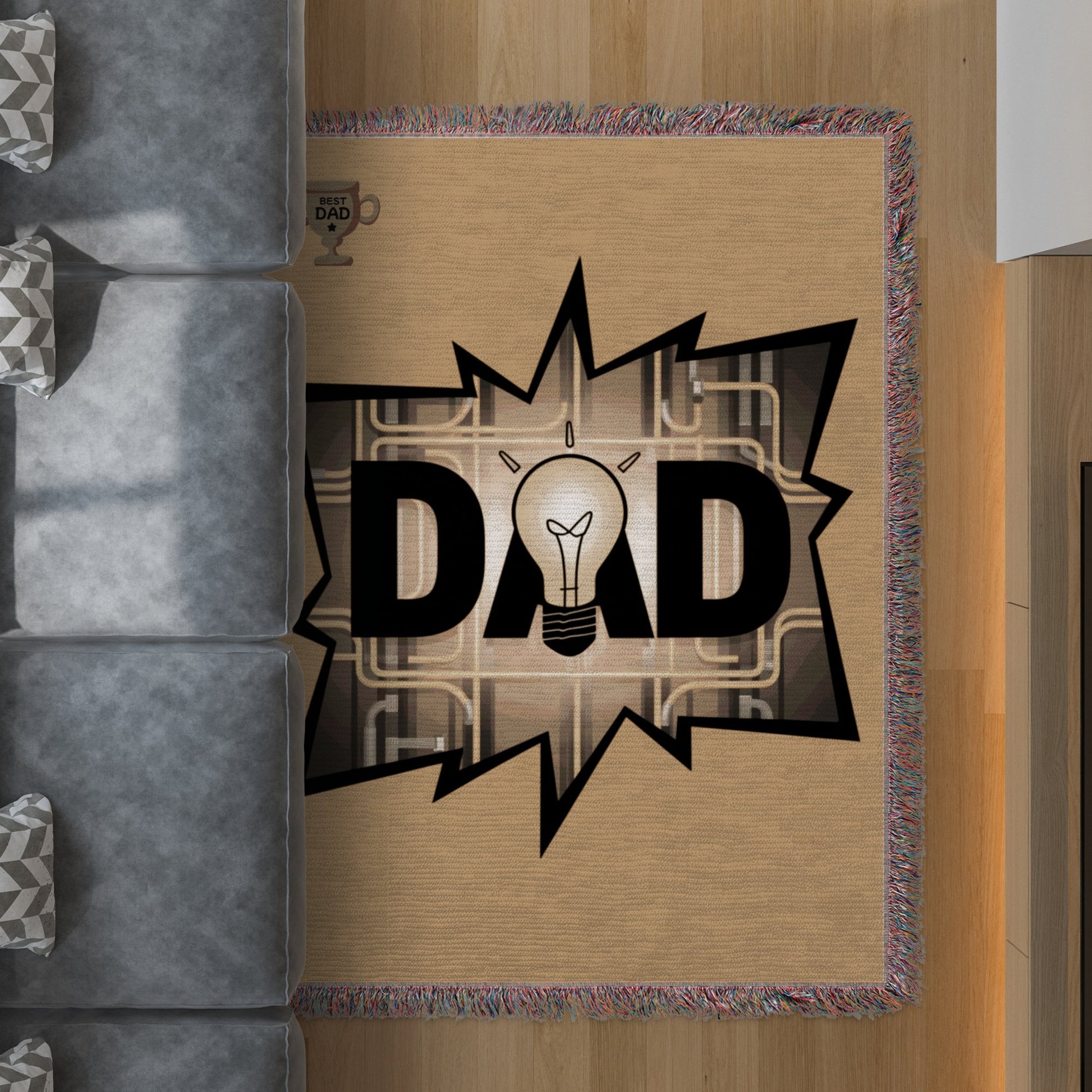Light Bulb Dad Design Living Room Area Rug product