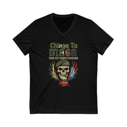 Chinga Tu MAGA This Vet Fights Fascism T-Shirt product