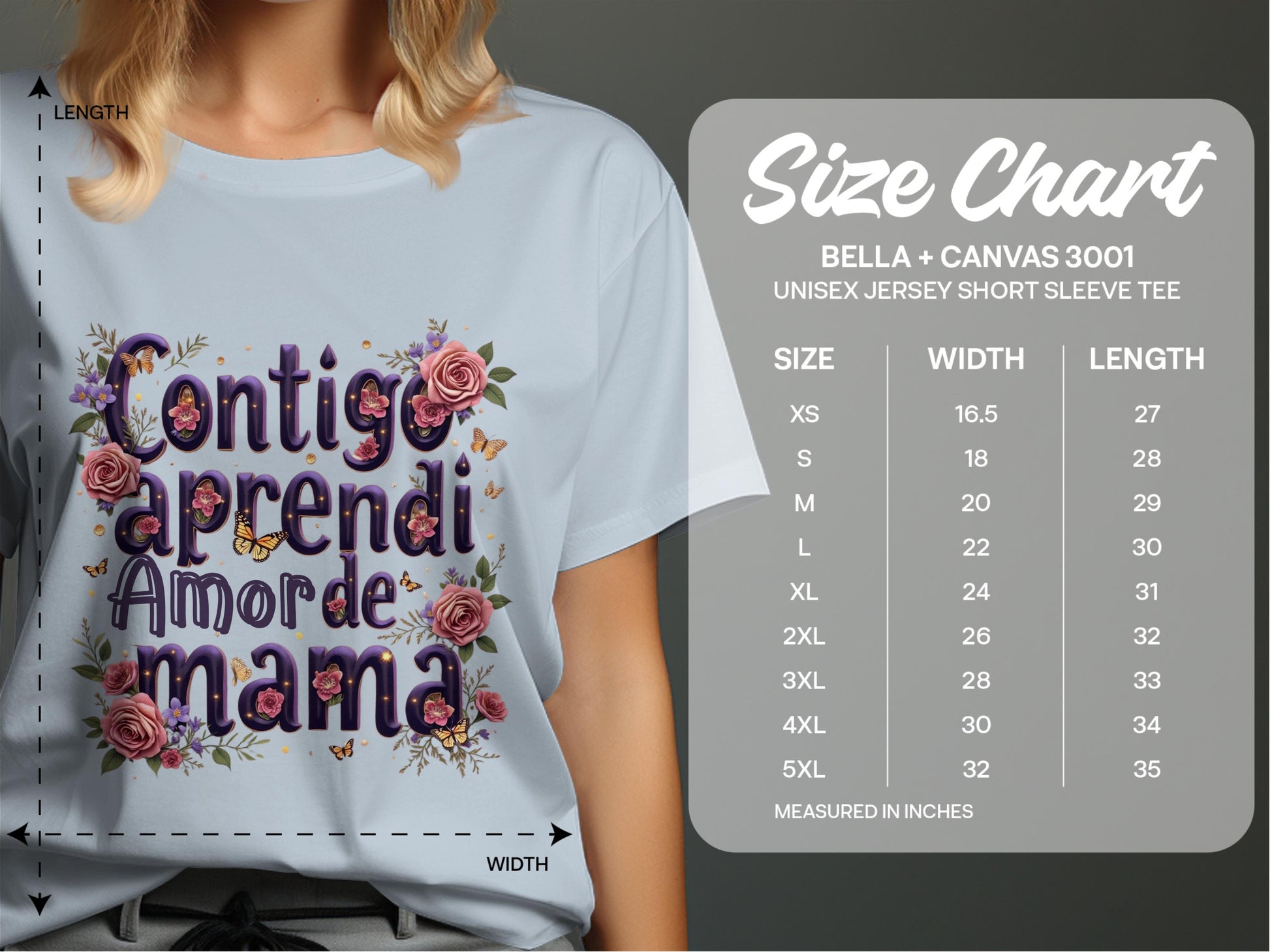 Contigo aprendi amor de mama short sleeve tee product