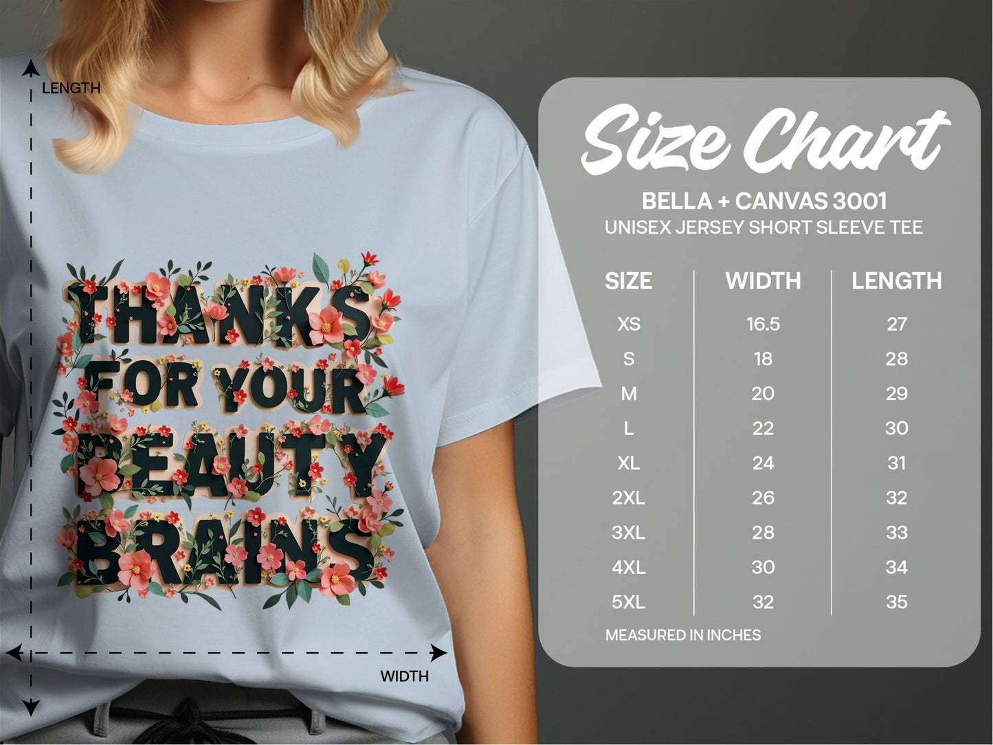 Thanks For Your Beauty Brains Short Sleeve Tee product
