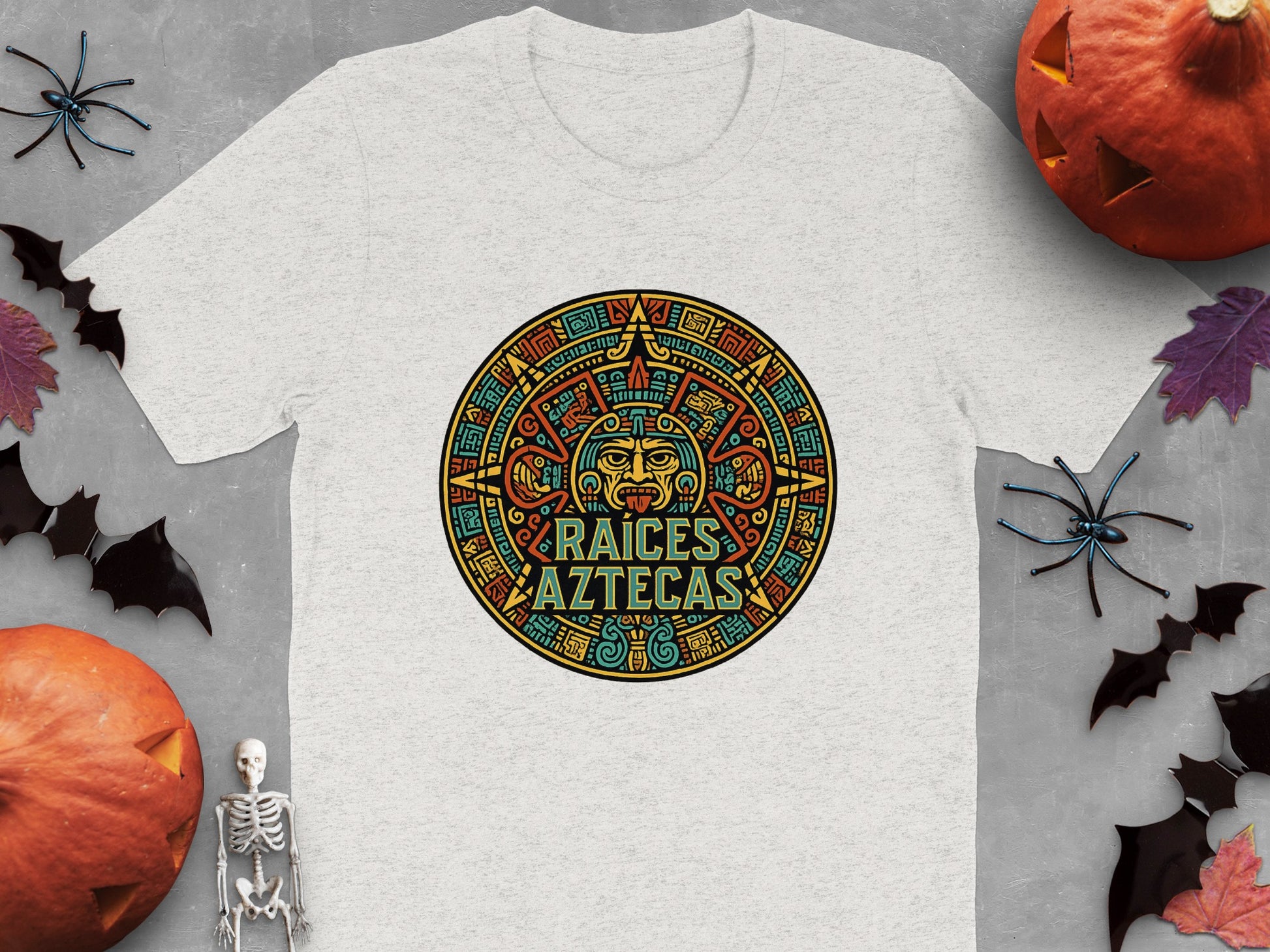 Raíces Aztecas Tribal Design Graphic Tee Shirt product type