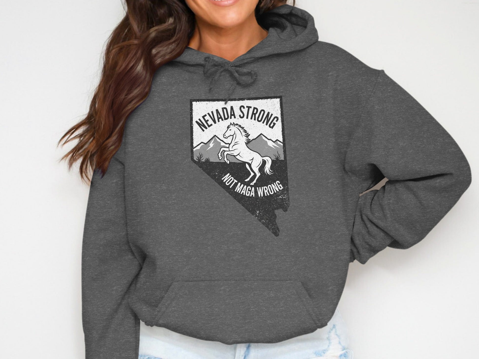 Nevada Strong Hot Maga Wrong Hoodie Product