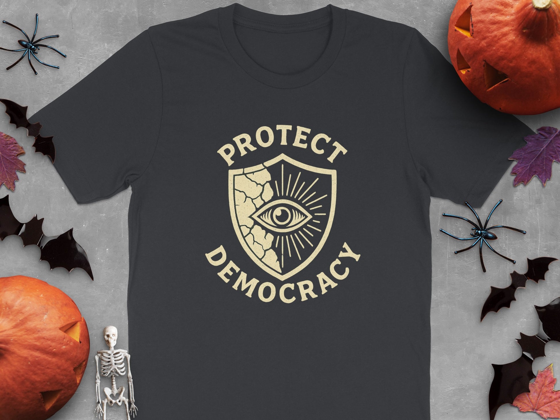 Protect Democracy Shield Eye Design T-shirt product