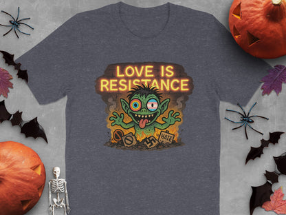 Love Is Resistance Halloween Themed T-Shirt product type