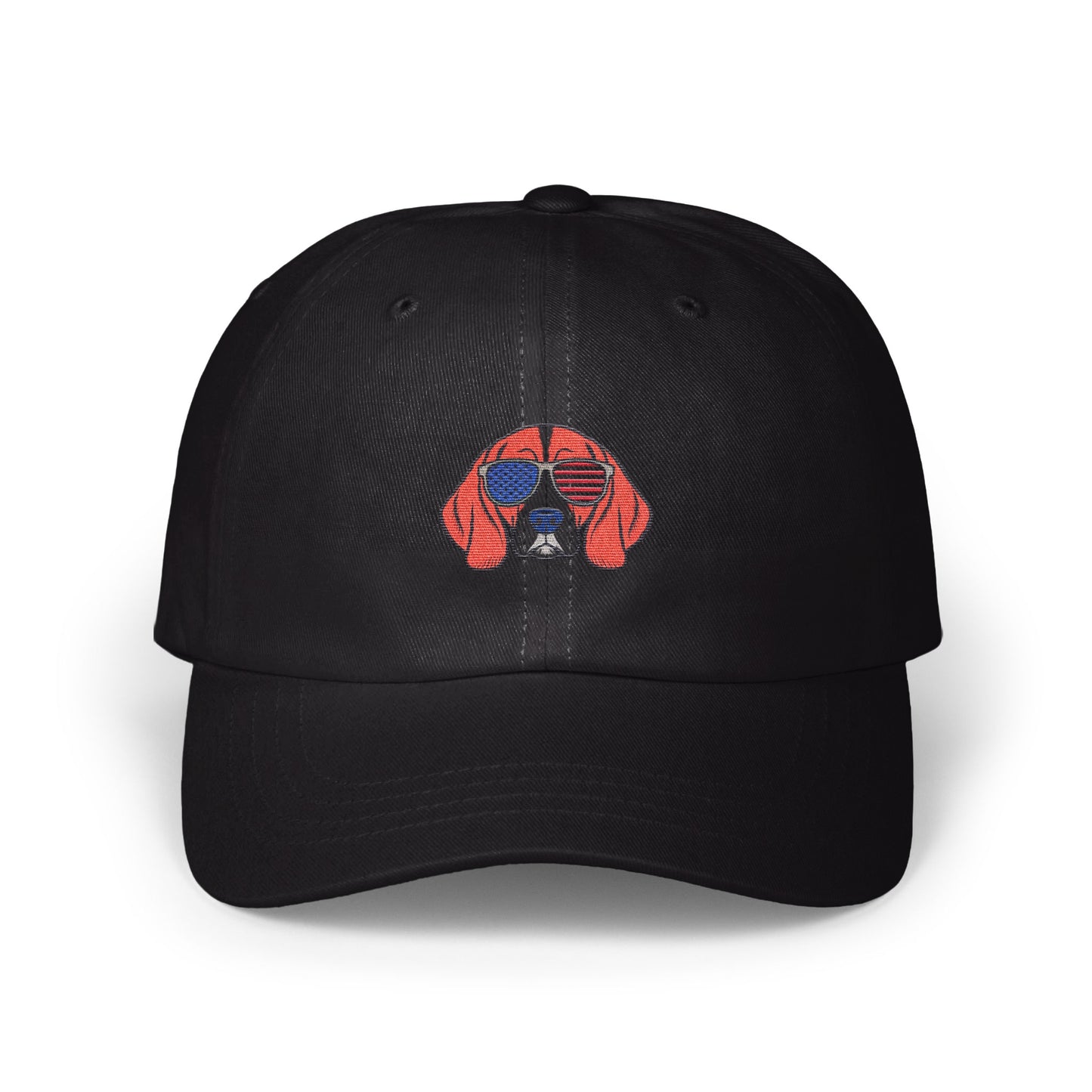 Cool Dog Embroidery Black Baseball Cap product