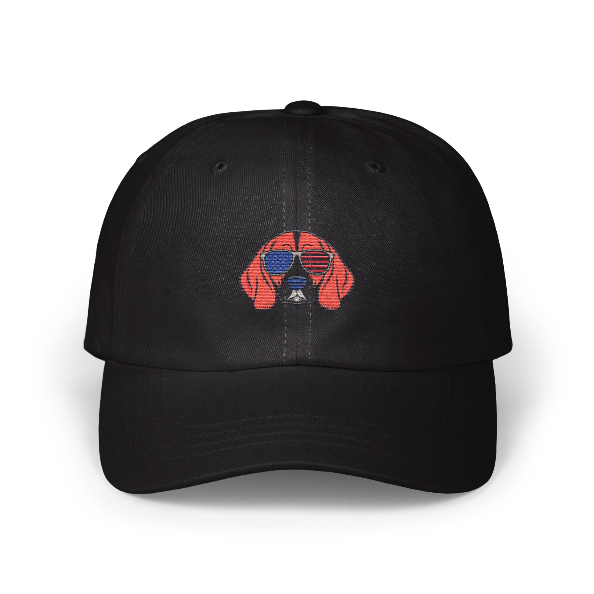 Cool Dog Embroidery Black Baseball Cap product