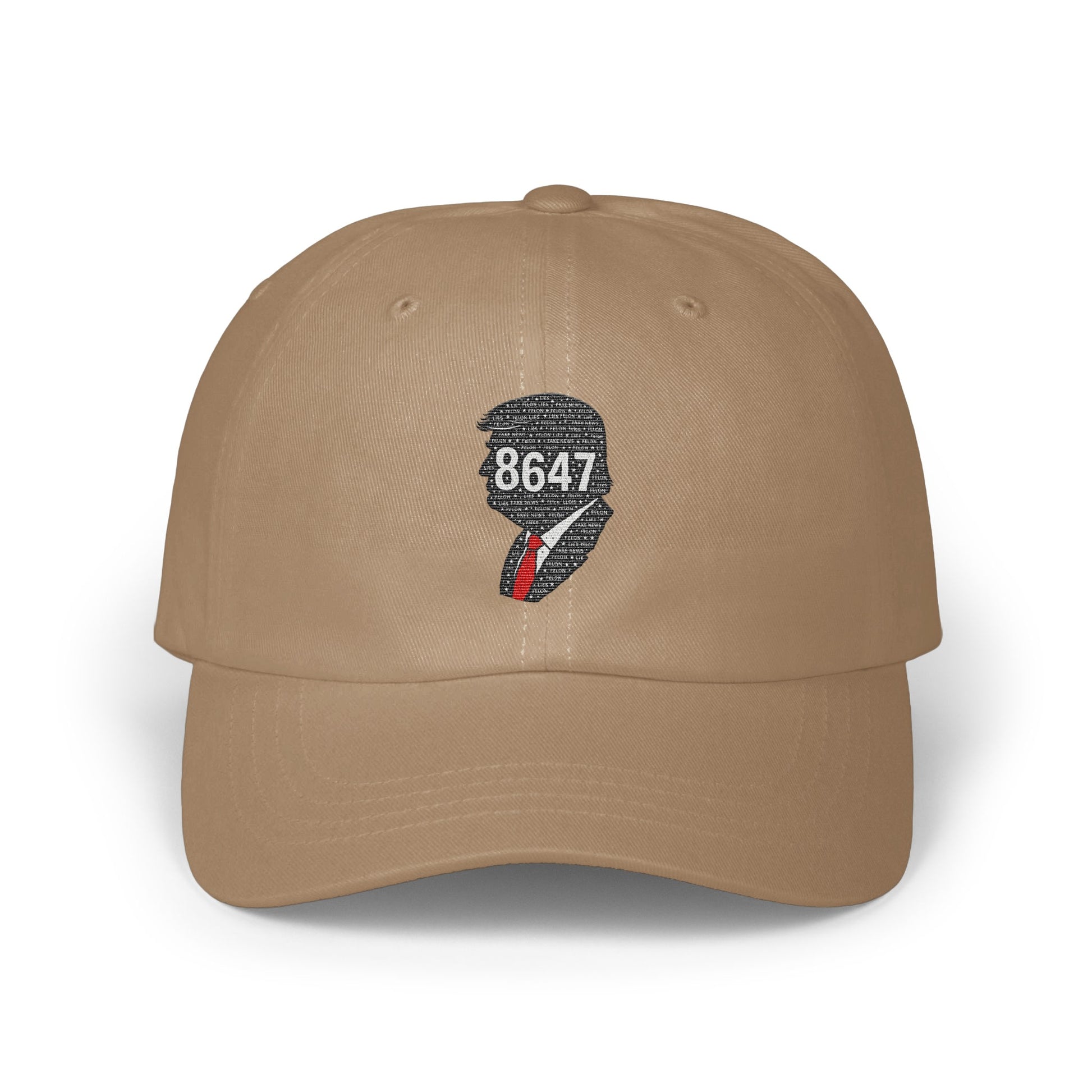 Tan Baseball Cap with 8647 and Image on Front product
