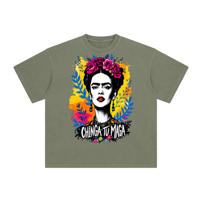 Frida Kahlo Chinga Tu Maga Enzyme Washed T-Shirt