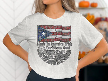 Made In America With Caribbean Soul T-shirt