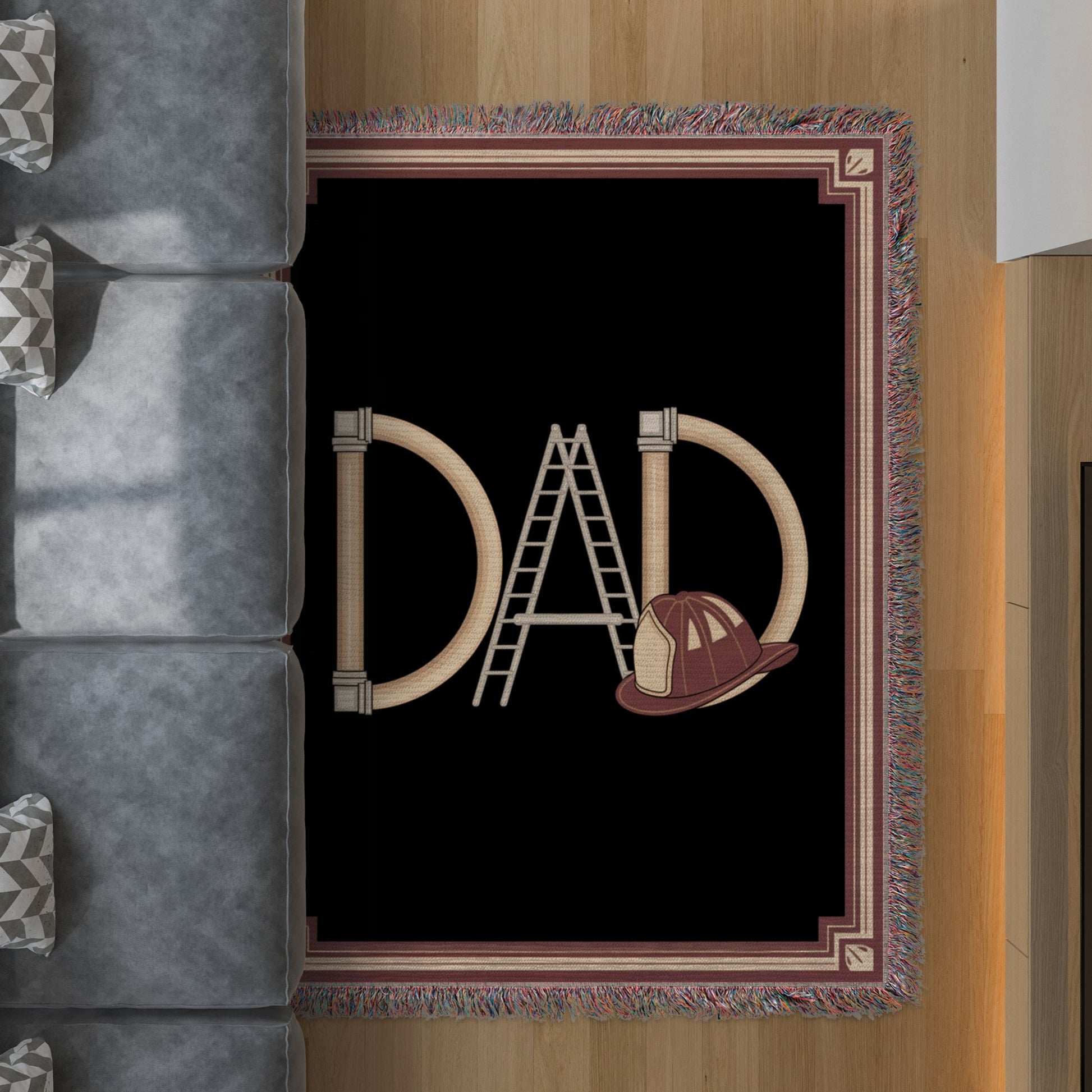 Unique Firefighter Dad Themed Home Decor Product