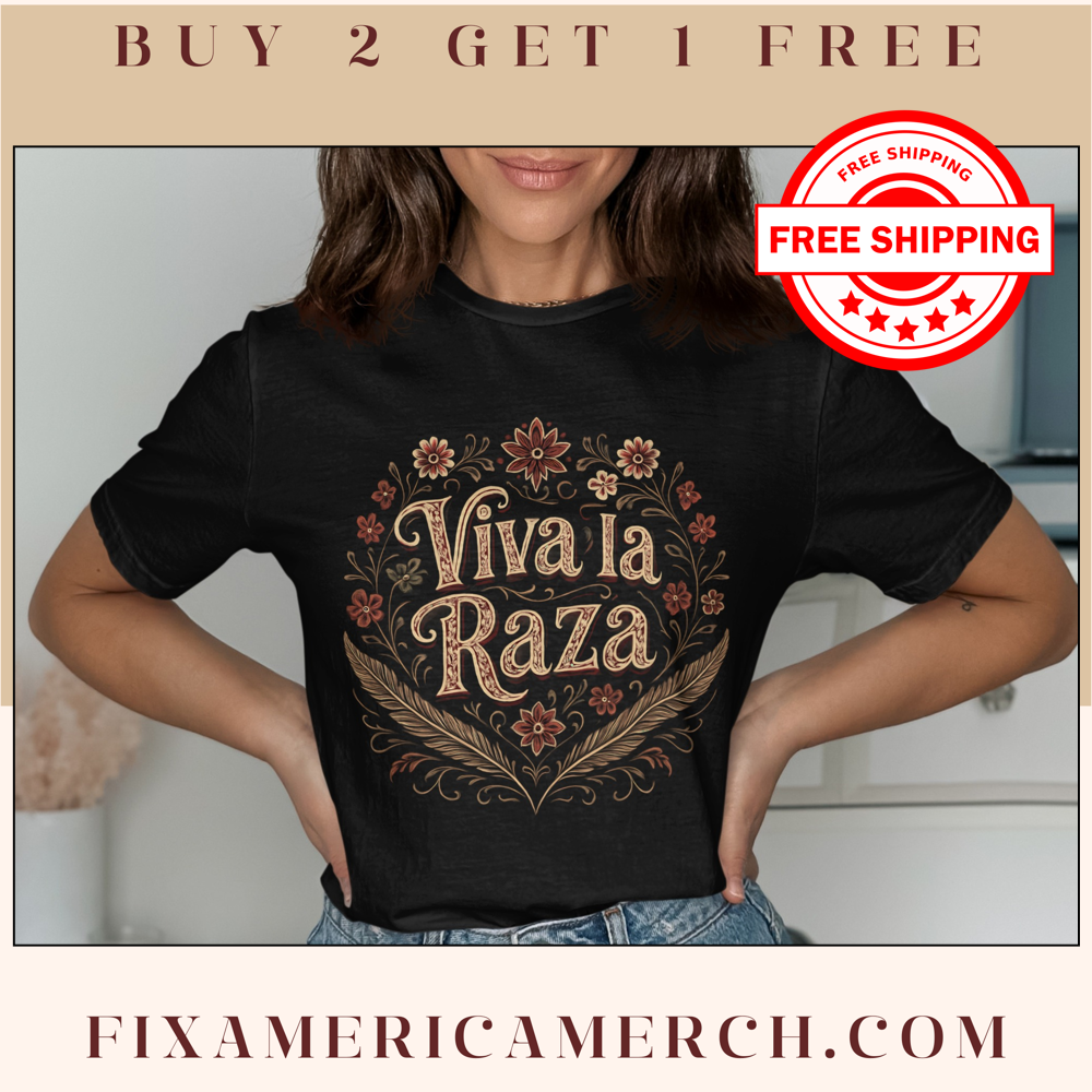 Viva la Raza Graphic Tee Buy 2 Get 1 Free product