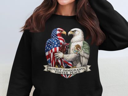 Protect Immigrants Foster Peace Sweatshirt product type