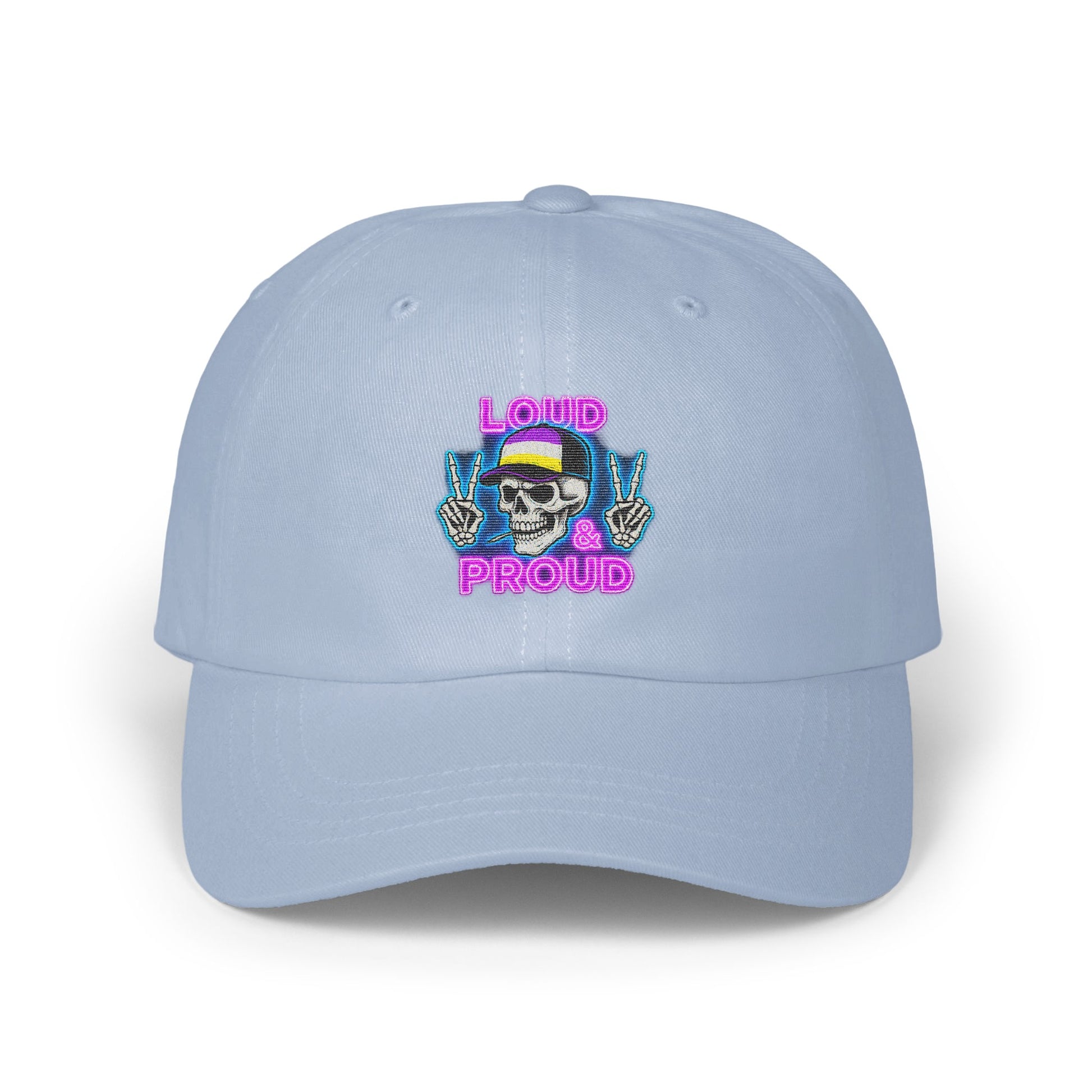 Loud and Proud Skull Embroidered Cap product