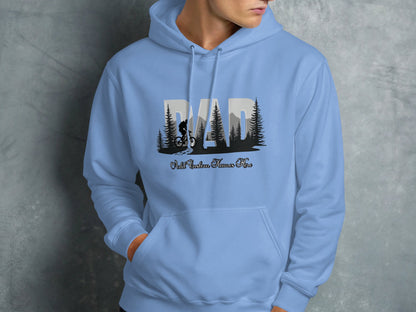 Dad Mountain Adventure Bike Graphic Hoodie product