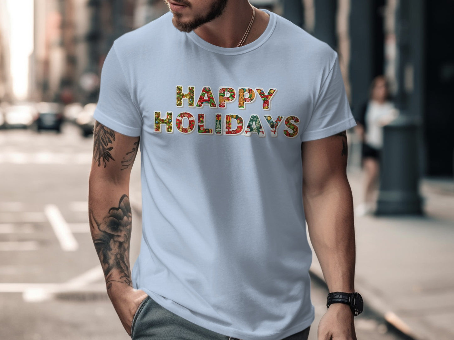Happy Holidays Festive Graphic Tee