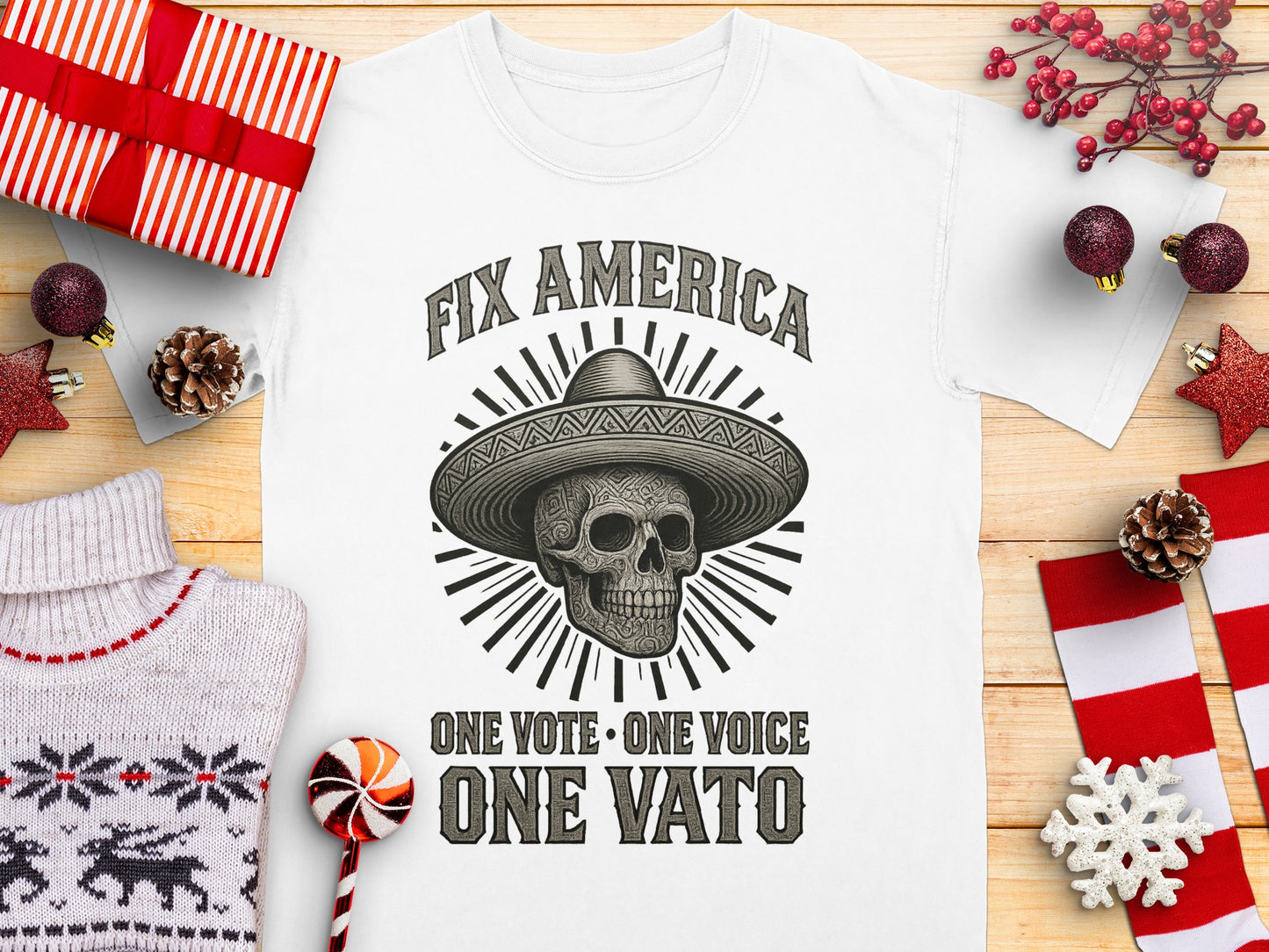 Fix America One Vote One Voice One Vato T-Shirt