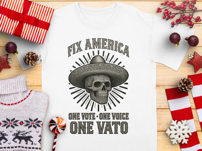 Fix America One Vote One Voice One Vato T-Shirt