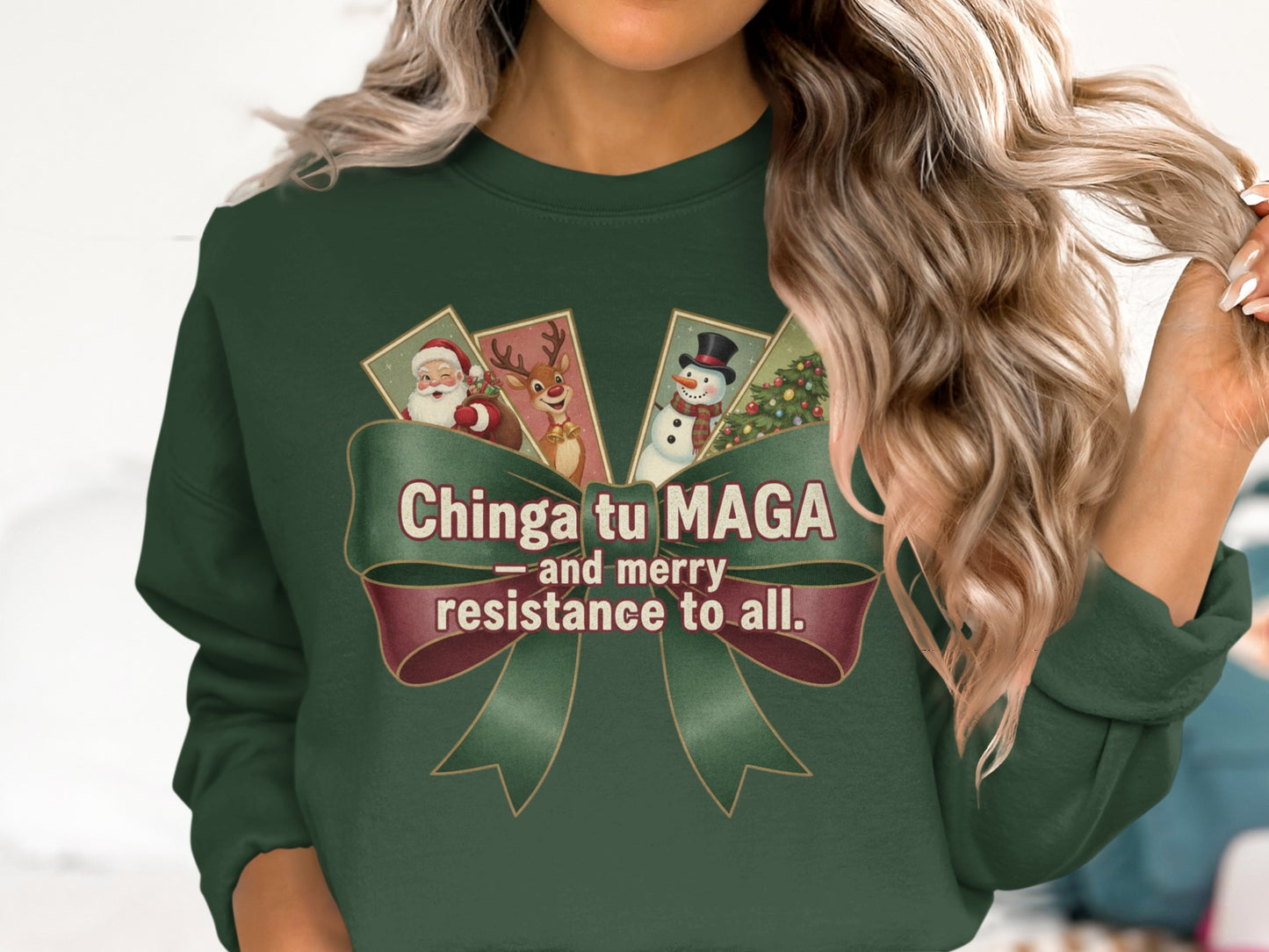 Chinga tu MAGA and merry resistance to all sweatshirt