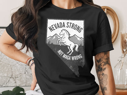 Nevada Strong Not Maga Wrong T-shirt product