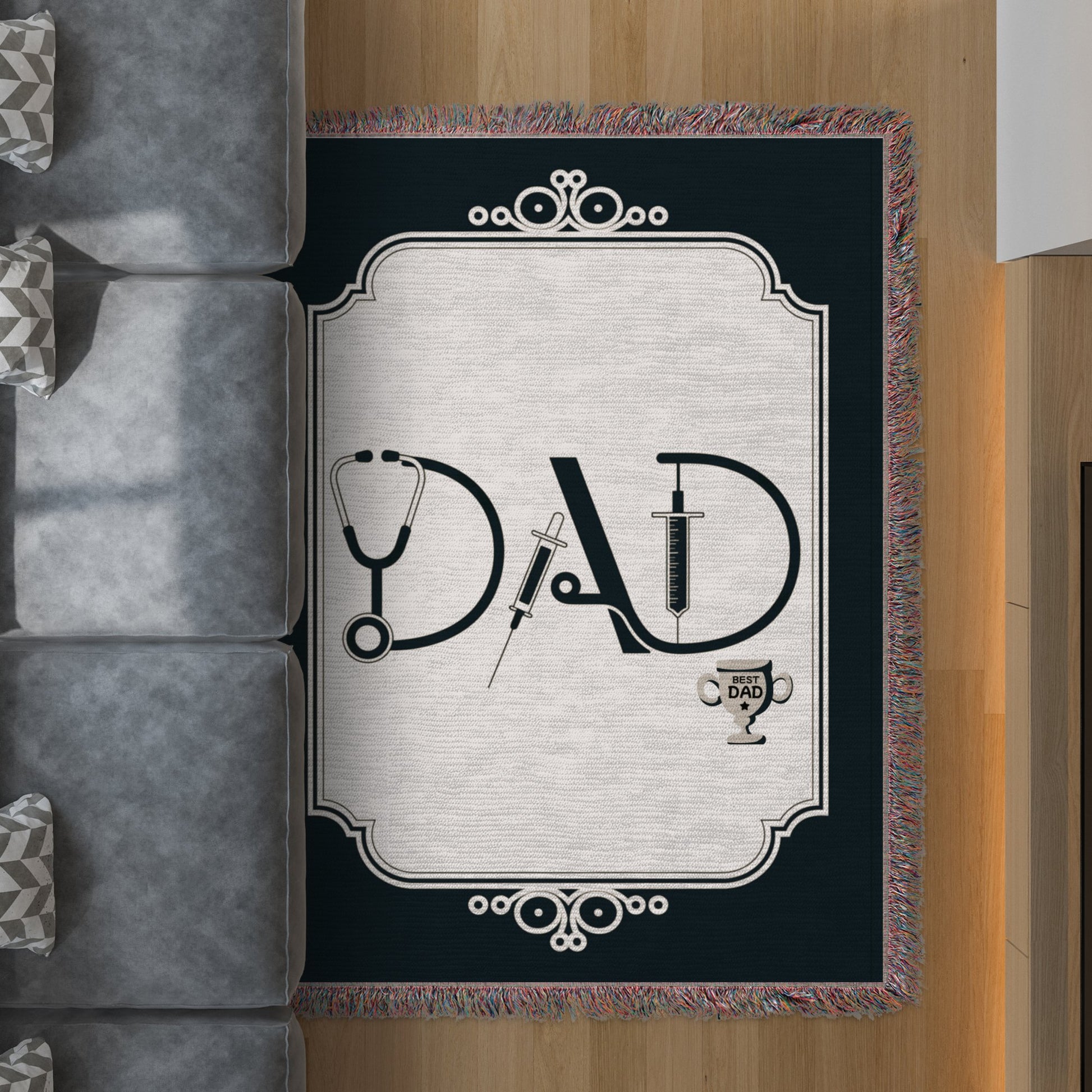 Unique DAD Design Area Rug Perfect Gift Product