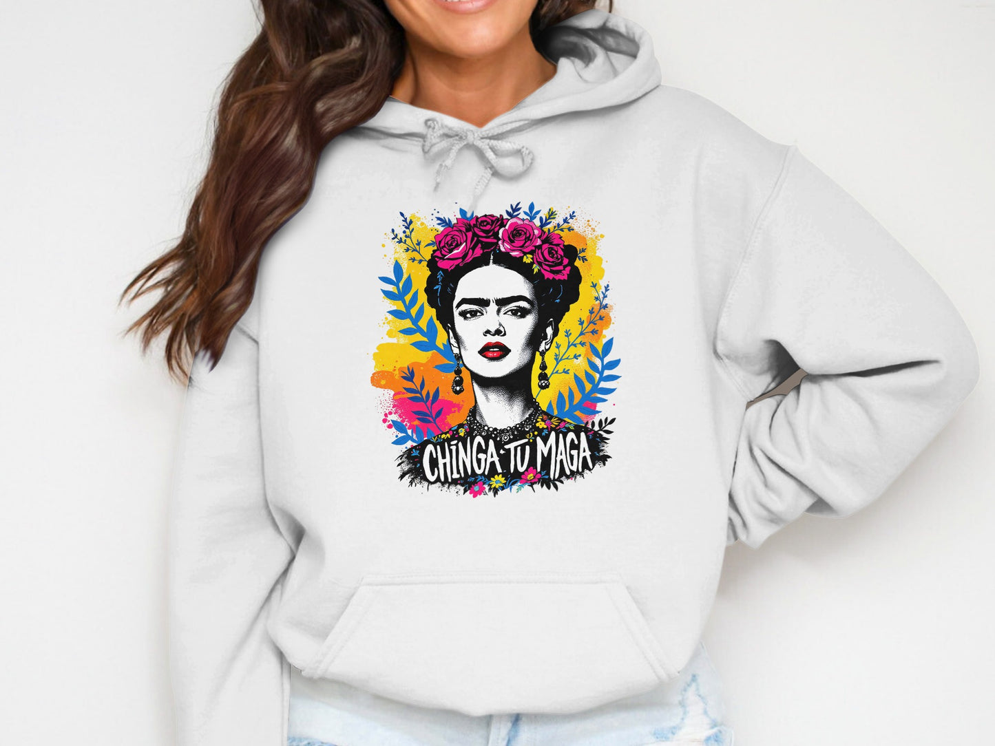 Chinga Tu Madre Colorful Graphic Hoodie product type