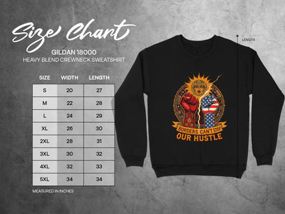 Borders Can't Stop Our Hustle Sweatshirt product