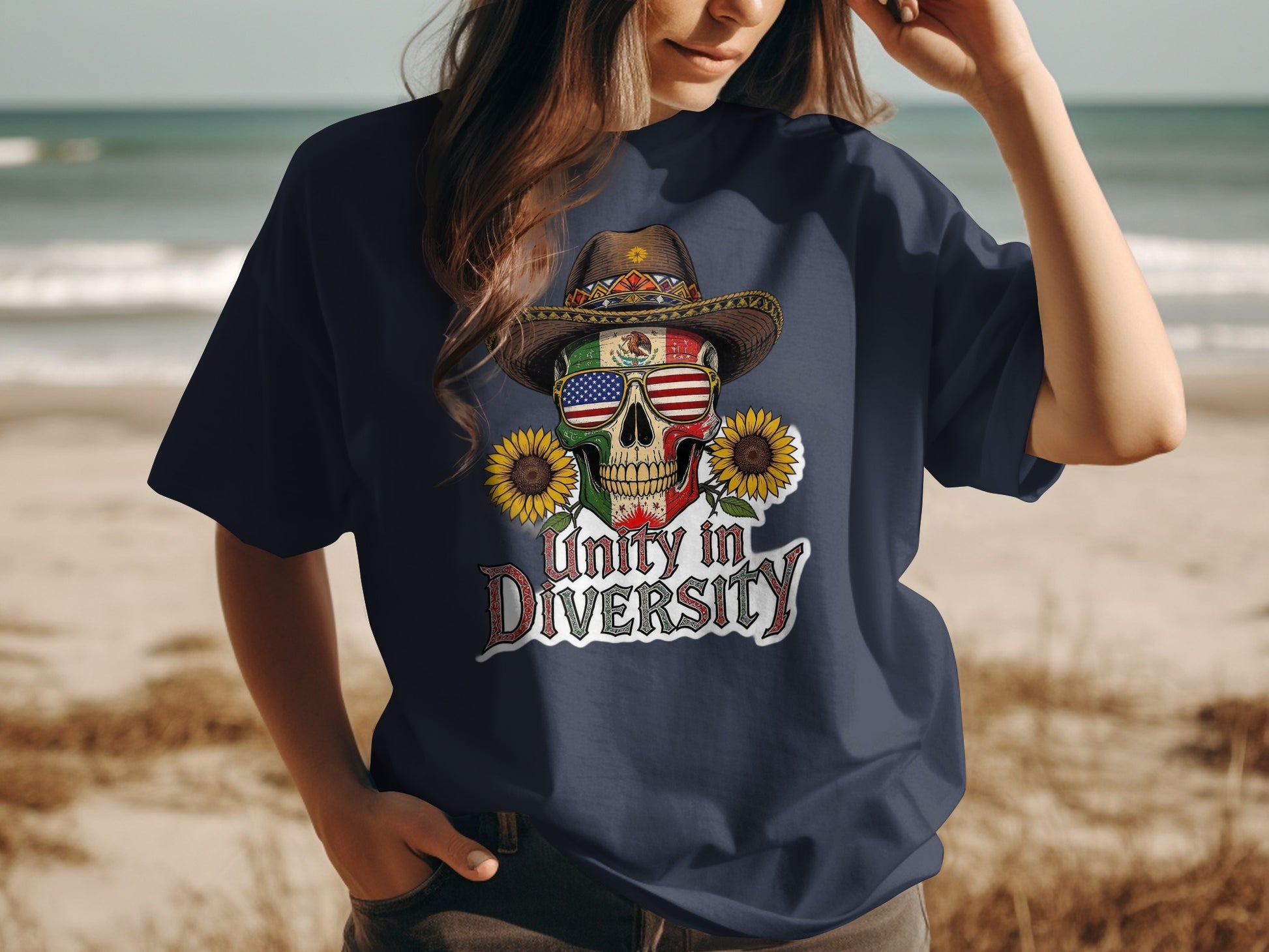 Unity in Diversity Skull Print product type