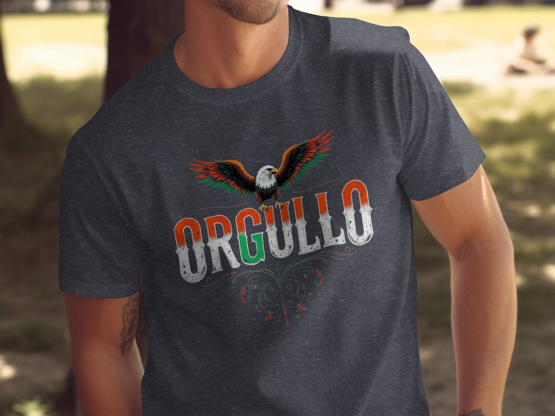 Mexican Pride Eagle Printed T-Shirt product