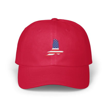 Patriotic American Flag Design Red Baseball Cap product