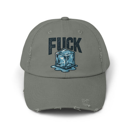 Unique Fuck Ice Cube Graphic Distressed Baseball Cap product