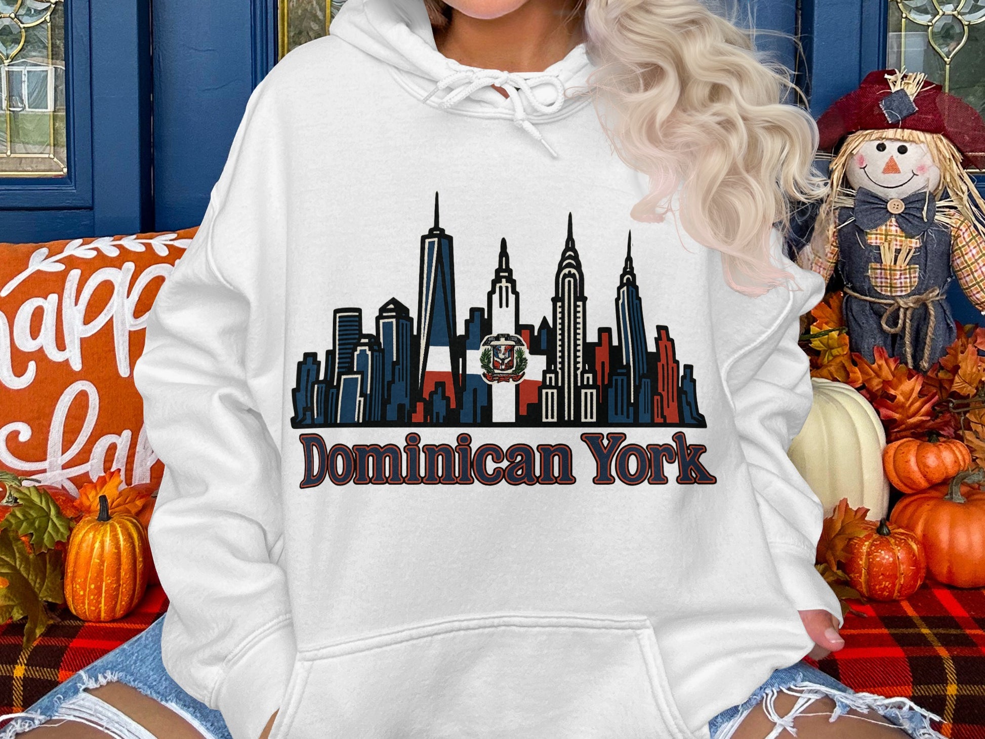 Dominican York Cityscape Skyline Hoodie product