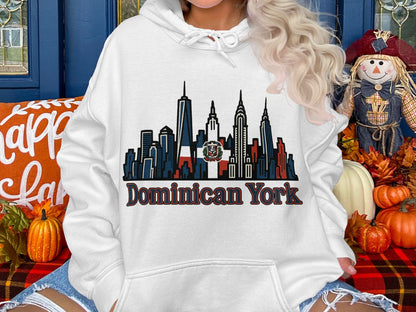 Dominican York Cityscape Skyline Hoodie product
