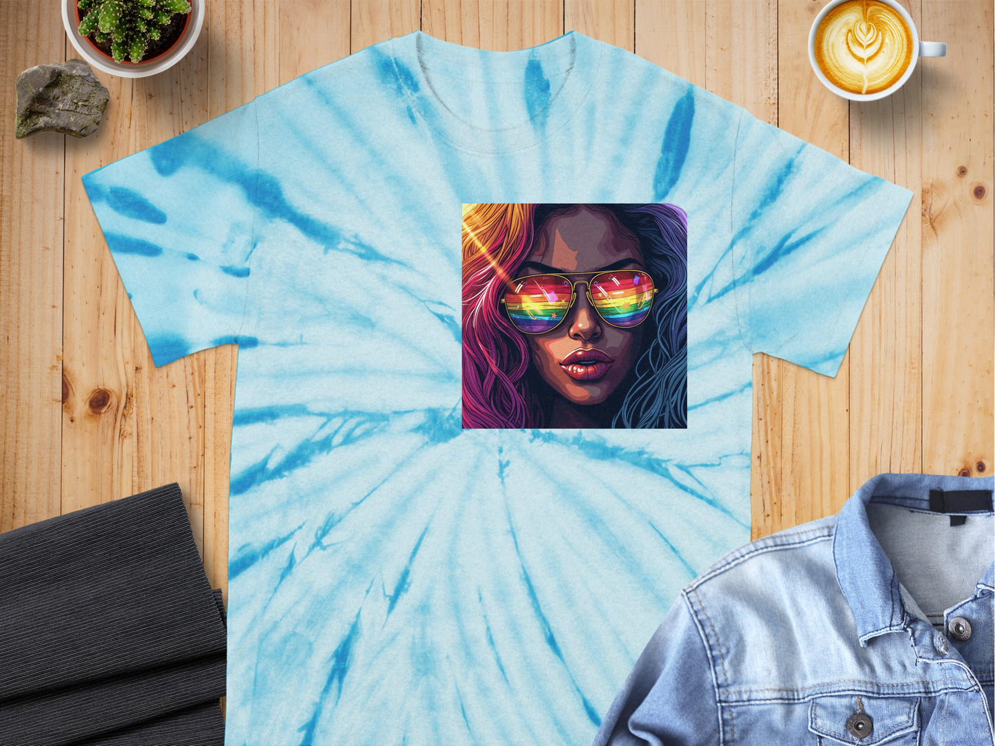 Colorful Graphic Tee With Artistic Design product