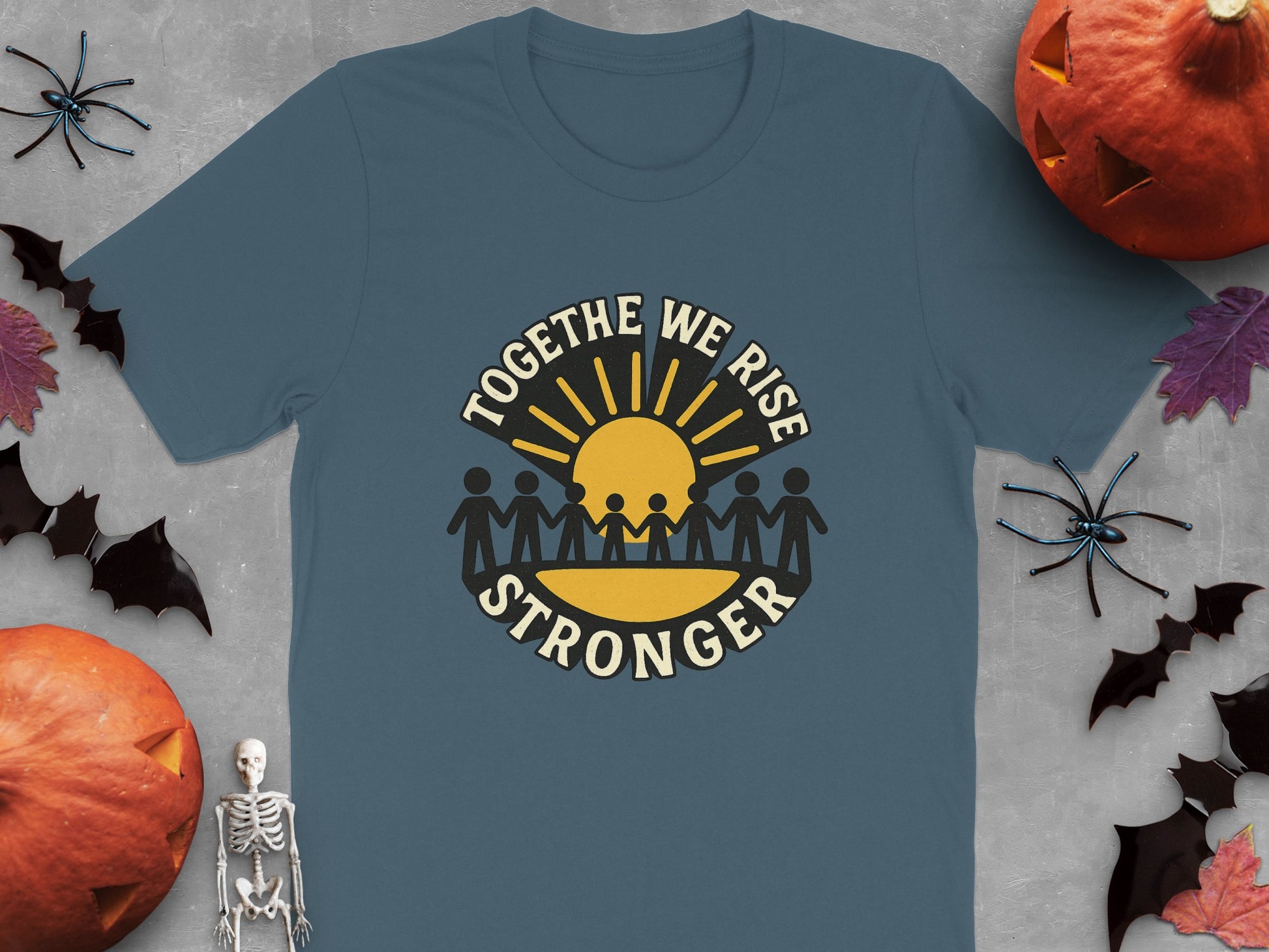 Togethe We Rise Stronger Halloween Shirt product type