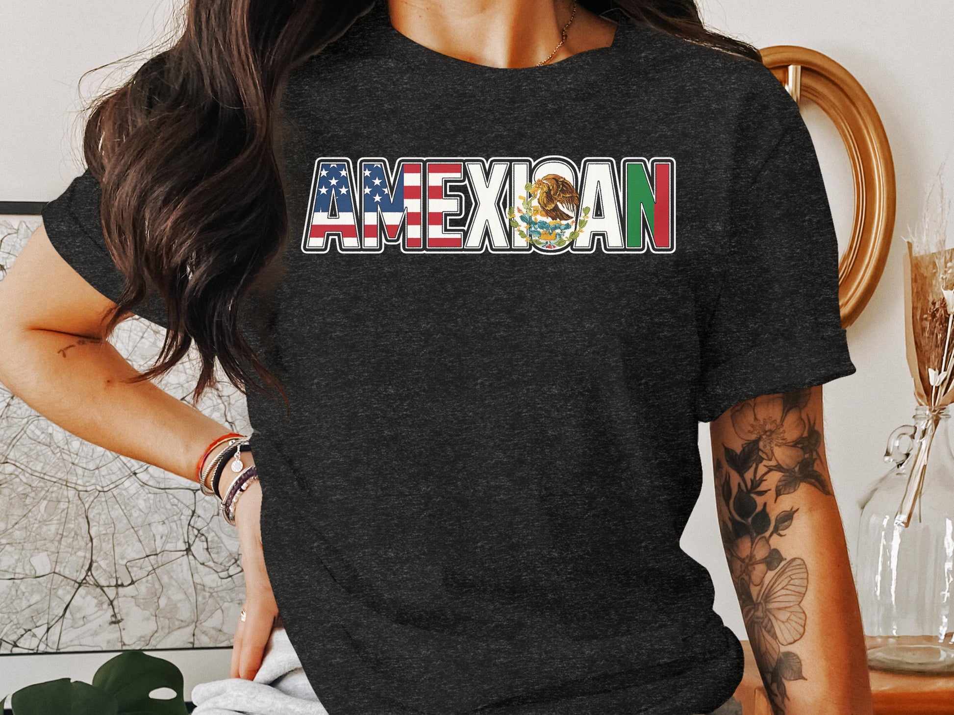 AMEXICAN Graphic Tee Perfect for Displaying Pride product type
